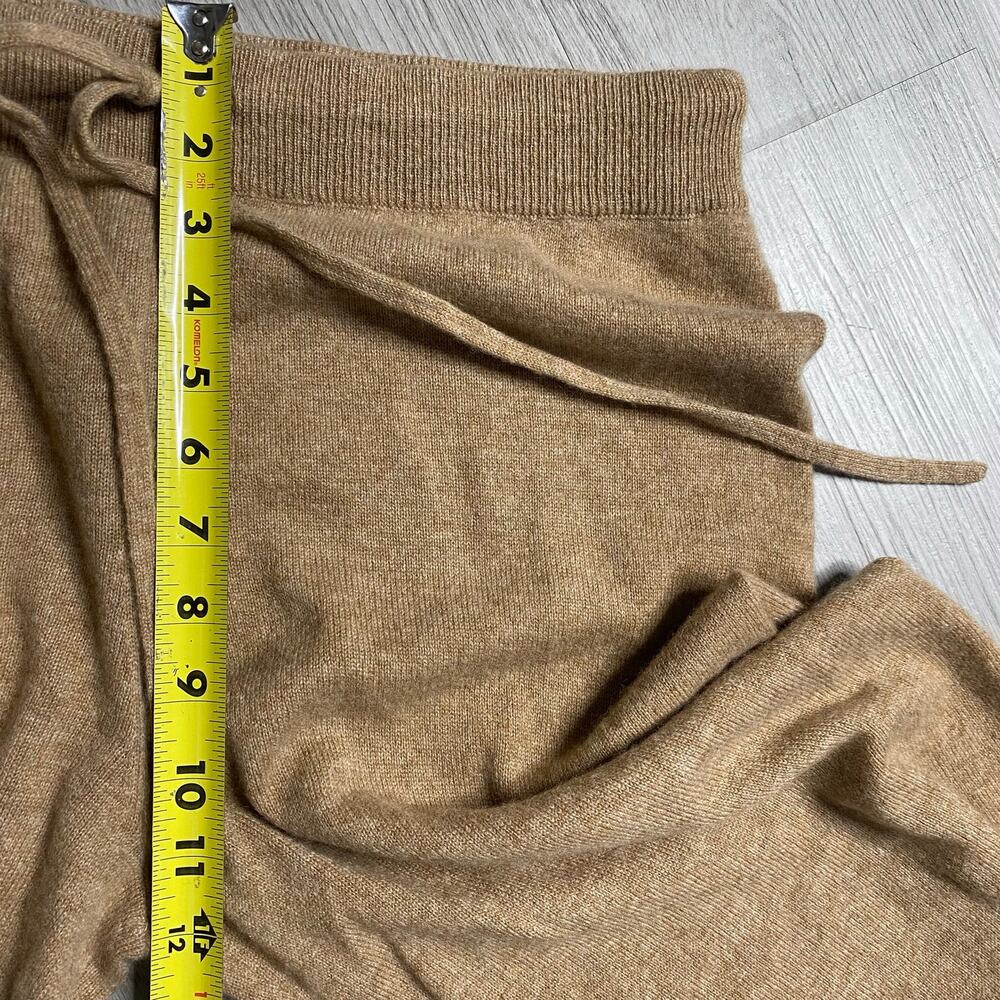 Charter Club Cashmere Sweater Set Pants Medium Light Brown Oatmealish - Picture 8 of 11